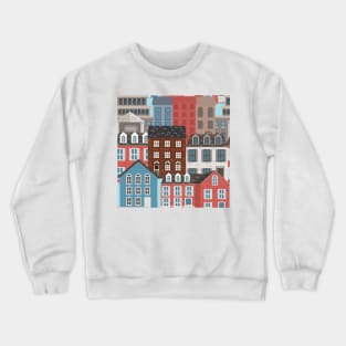 Cute City and Row House Crewneck Sweatshirt